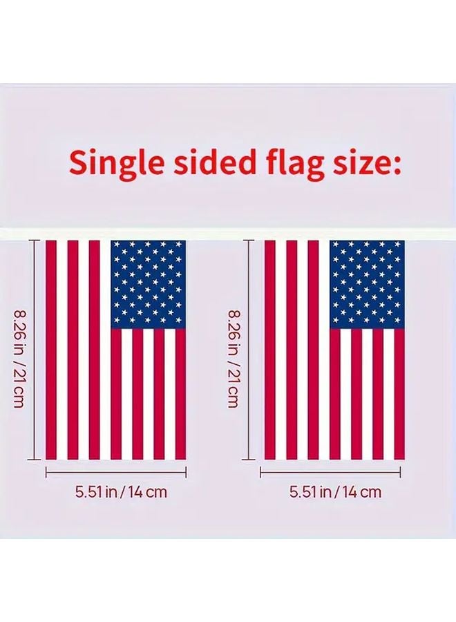 20 قطعة راية العلم الأمريكي ديكور الرابع من يوليو لحفلات يوم الاستقلال في الهواء الطلق - Image 3