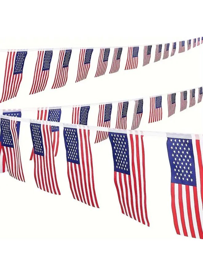 20 قطعة راية العلم الأمريكي ديكور الرابع من يوليو لحفلات يوم الاستقلال في الهواء الطلق - Image 2