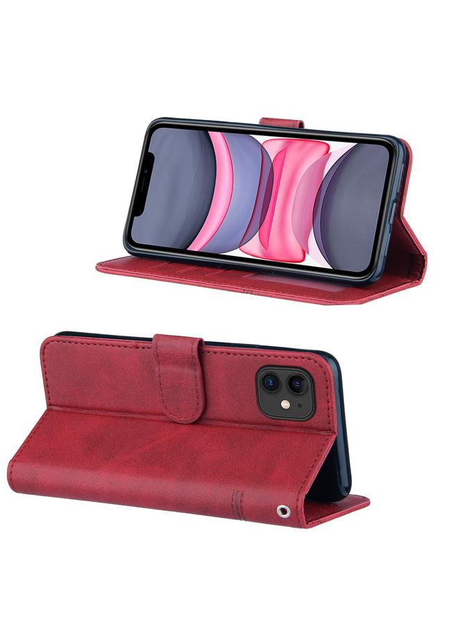 Zaboon Case For iPhone 11 Stitching Calf Texture Buckle Horizontal Flip Leather Case with Holder & Card Slots & Wallet & Lanyard - Image 5