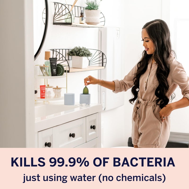 Pixie Cup Pixie Menstrual Cup & Disc Steamer Sterilizer 2.0 - Kills 99.9% of Germs with Cleaner Steam - Wash Your Period Cup in 3 Minutes! - The Most Asked for Sensor On-Off Button & Must Have Cylinder Shape - Image 3
