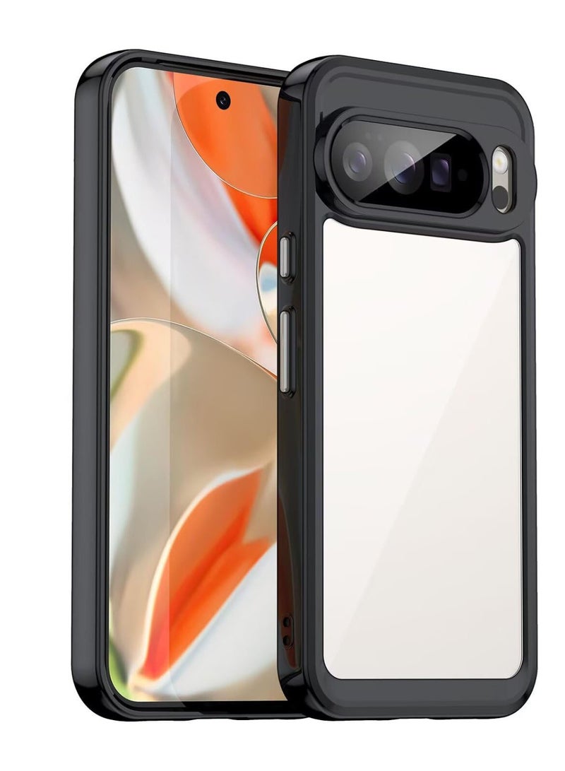 general Case for Google Pixel 10 Pro XL,Transparent TPU+PC Acrylic Protective Military Grade Armor Heavy Duty Shockproof Protection Phone Case for Google Pixel 10 Pro XL,6.8 inch 2025 - Image 2