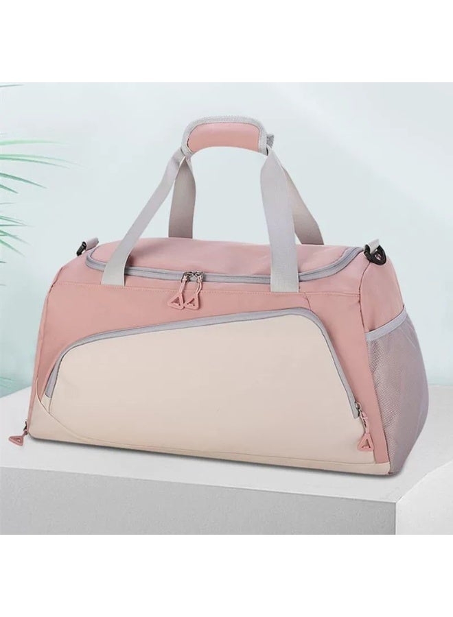 شنط رياضية للرجال والنساء شنط رياضية مع مساحة تخزين للحذاء شنطة لياقة بدنية خفيفة الوزن للرياضة والسباحة واللياقة البدنية والتخييم ورحلات قماش - Image 2