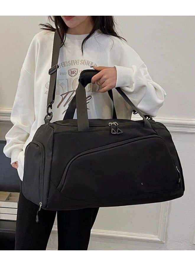 شنط رياضية للرجال والنساء شنط رياضية مع مساحة تخزين للحذاء شنطة لياقة بدنية خفيفة الوزن للرياضة والسباحة واللياقة البدنية والتخييم ورحلات قماش - Image 4