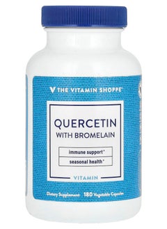 Quercetin With Bromelain 180 Vegetable Capsules