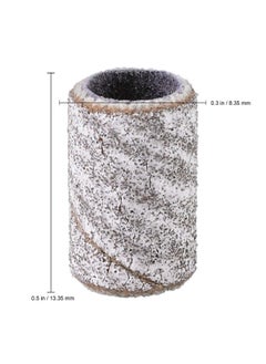 Pana 100 Pieces Nail Sanding Bands Professional Nail Manicure Great Fit For Nail Drill Bits For Acrylic Nails (120 Grit Zebra)  - Image 2