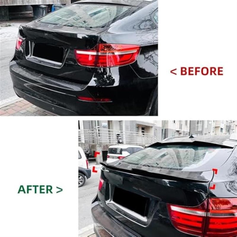 QASULER Rear Bumper Spoiler for X6 E71 (2008-2014) - Image 5