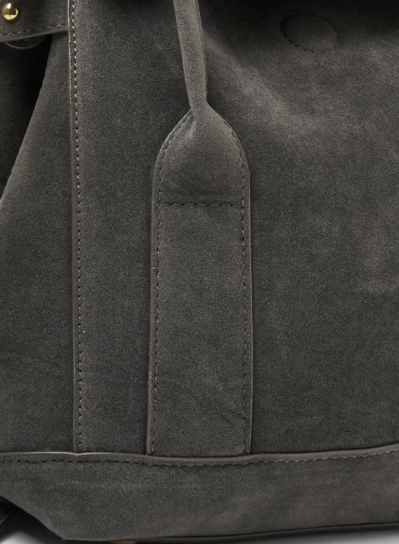 Styli  Grey Microsuede Handbag for Women | Best Price UAE