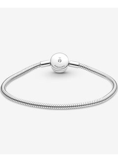 PANDORA Pandora Moments Halo Snake Chain Bracelet  - Image 2