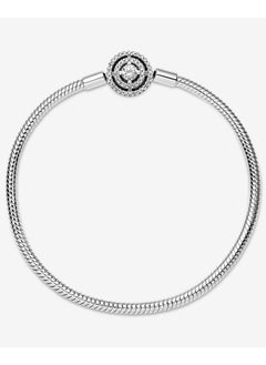 PANDORA Pandora Moments Halo Snake Chain Bracelet  - Image 3