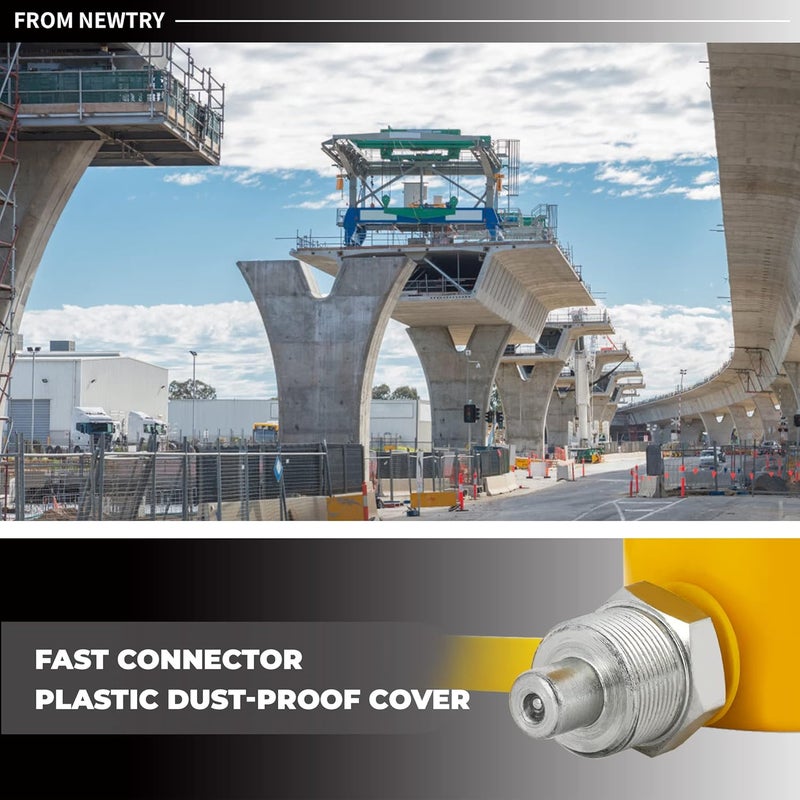 NEWTRY رافعة هيدروليكية 10 طن، محمولة، منخفضة الارتفاع، 0.43 بوصة، لبناء السفن، الجسور، البناء - Image 3