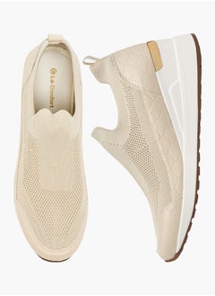 Le Confort Women's Pull Tab Detail Flyknit Wedge Heeled Slip-On Shoes  - Image 1