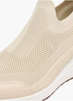 Le Confort Women's Pull Tab Detail Flyknit Wedge Heeled Slip-On Shoes  - Image 4