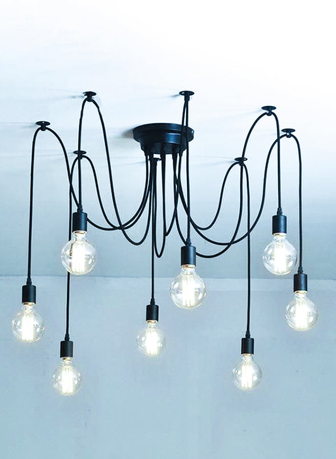 MODI مصباح LED كهرماني D222 A60 8W E27 | تصميم خيوط عتيق | أبيض دافئ | زاوية شعاع 360° | مصباح زجاجي زخرفي غير قابل للتعتيم | - Image 5