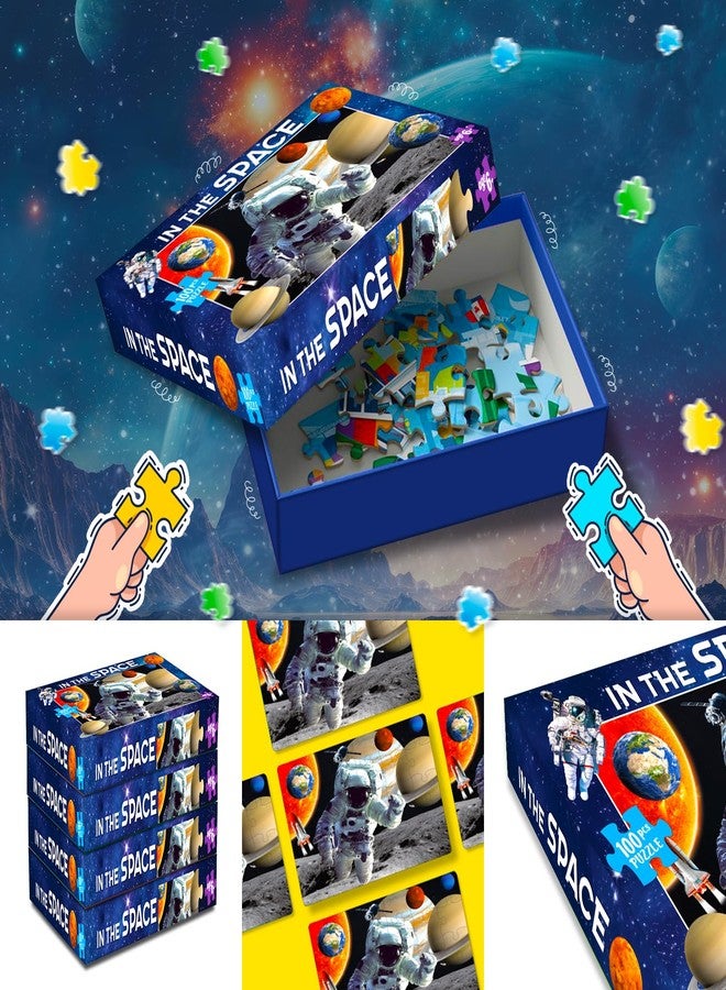 BRIJBASI Jigsaw Puzzles for Kids and Childrens – Realistic Illustration Challenging Brain Booster Gifts, Fun and Creative Fun Game - Ages 5+ (100 Pcs) (Space) - Image 4