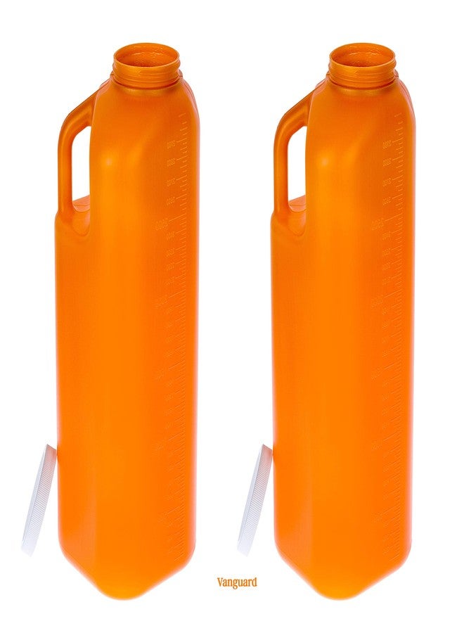 VANGUARD Medical 24-Hour 2 Urine Collection Bottle Containers | Urine Collections, Screw Top, Urinals, Men and Women, Unisex - Image 1