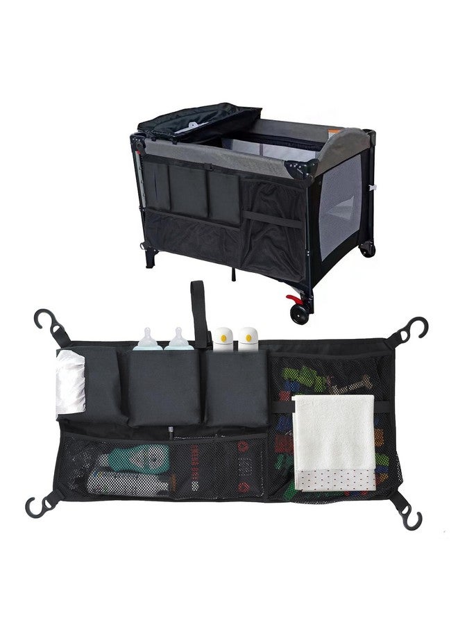 Abnaok Stroller Wagon Cargo Net, Abnaok Wagon Accessories Organizer Compatible with WONDERFOLD W-Series Models, Large Capacity Mesh Cargo Storage Bag with Sorting Pockets Compatible with Keenz Wagon - Image 1