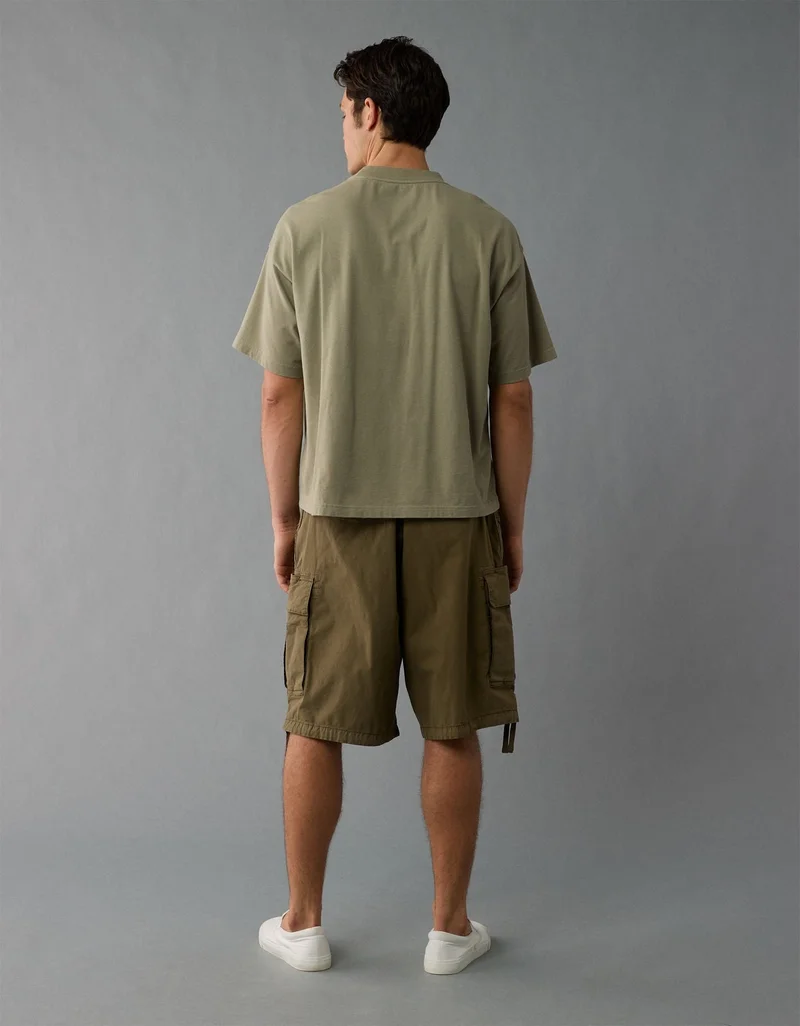 امريكان ايجل تي-شيرت فضفاض مزين بطبعة