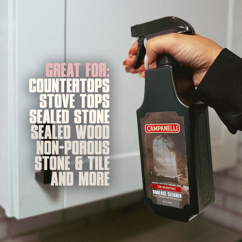 CAMPANELLI Plant-Powered Multi-Surface Cleaner - Luxury Fragrance-First Formula for Kitchen, Bathroom & Home - Non-Toxic, Food-Contact Safe, Eco-Friendly, 20 oz - The Signature Scent - Image 3