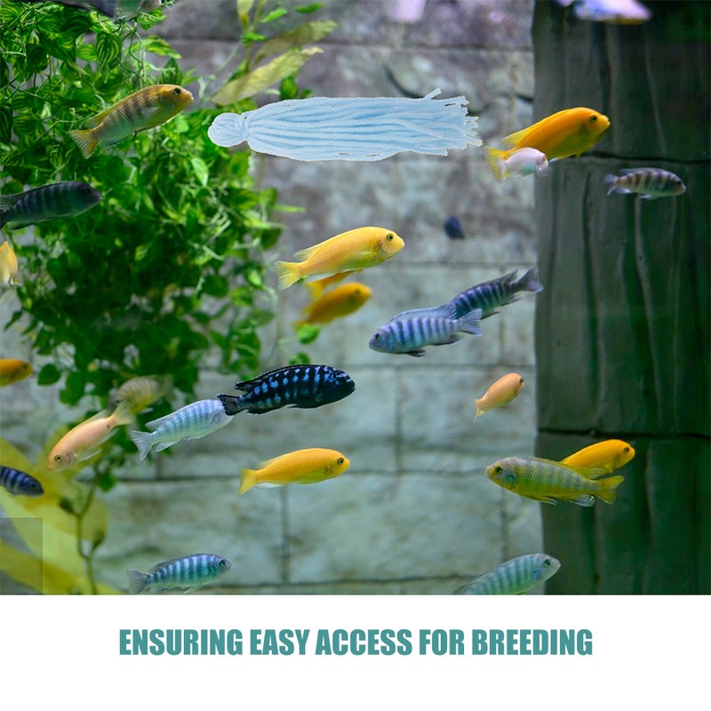 8pcs Floating Fish Breeding Mop For Aquariums Functional Spawning Mop Ornament For Fish Tanks Hideout Mop Fish Floating Decor - Image 3