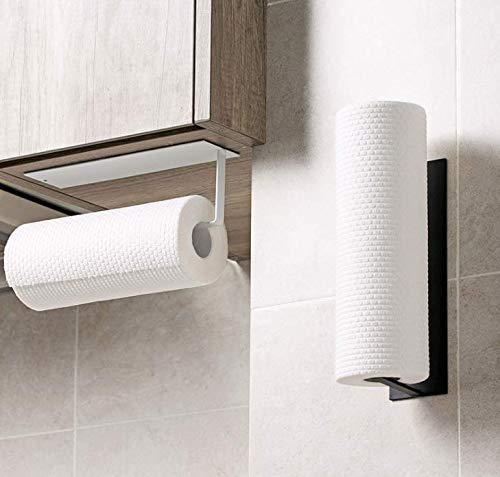RASIKVAR GI Metal Hanger Towel Hanger/Holder for Bathroom Self Adhesive Towel Stand/Rack Bathroom Accessories Towel Bar, Black - Image 4