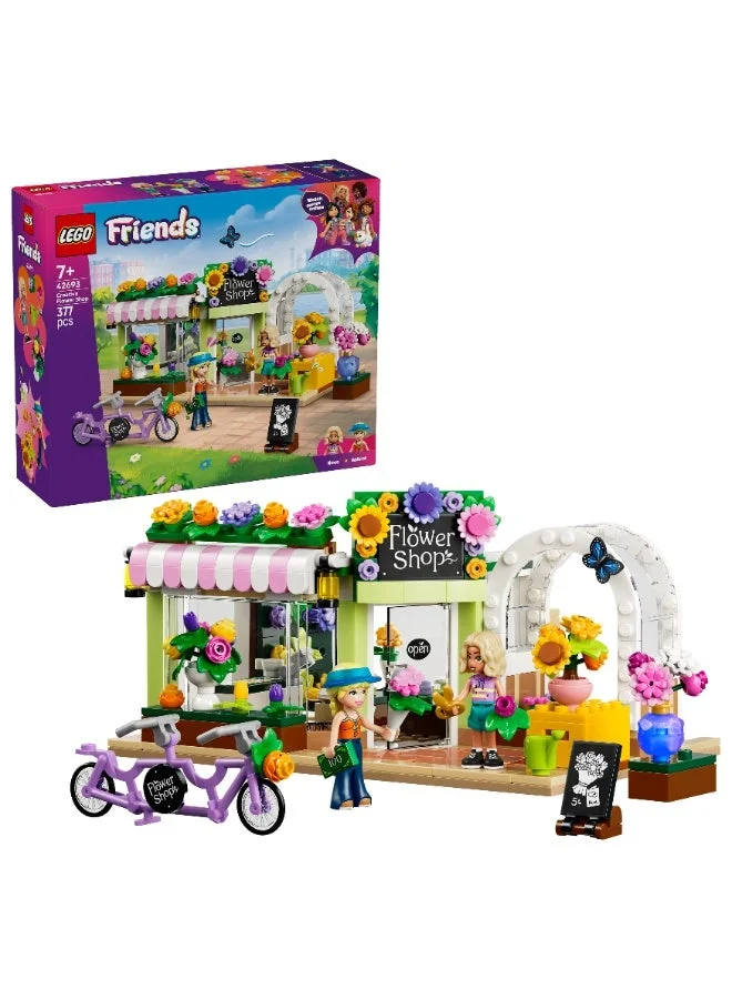 Lego Friends Creative Flower Shop Toy with Mini Dolls 42693 (Age 7+, 377 Pieces)