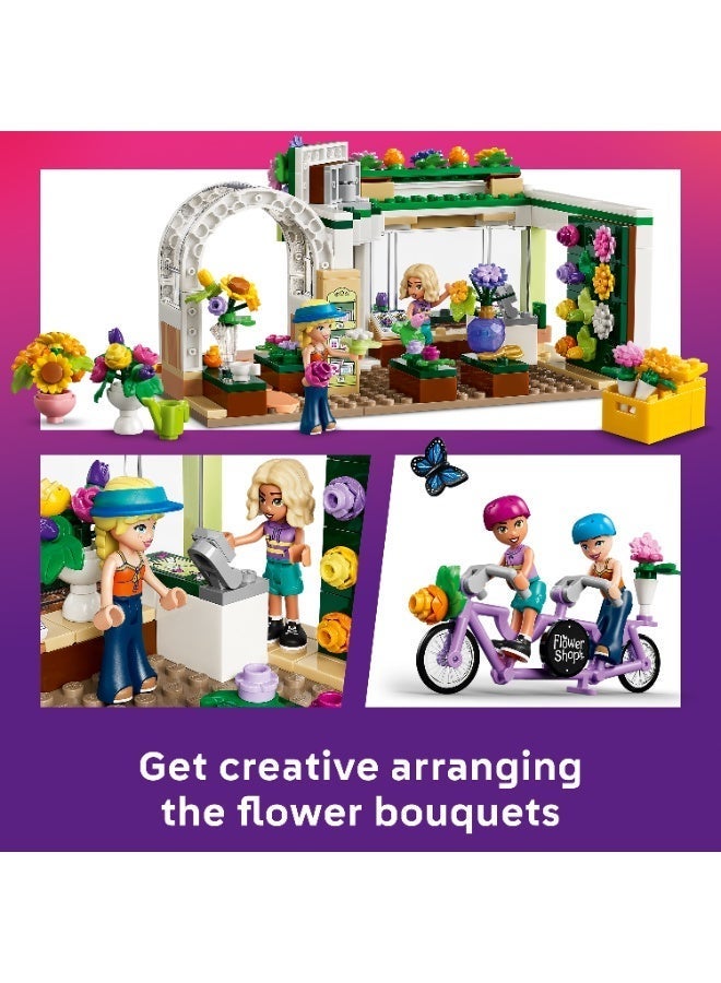 LEGO Friends Creative Flower Shop Toy with Mini Dolls 42693 (Age 7+, 377 Pieces) - Image 5