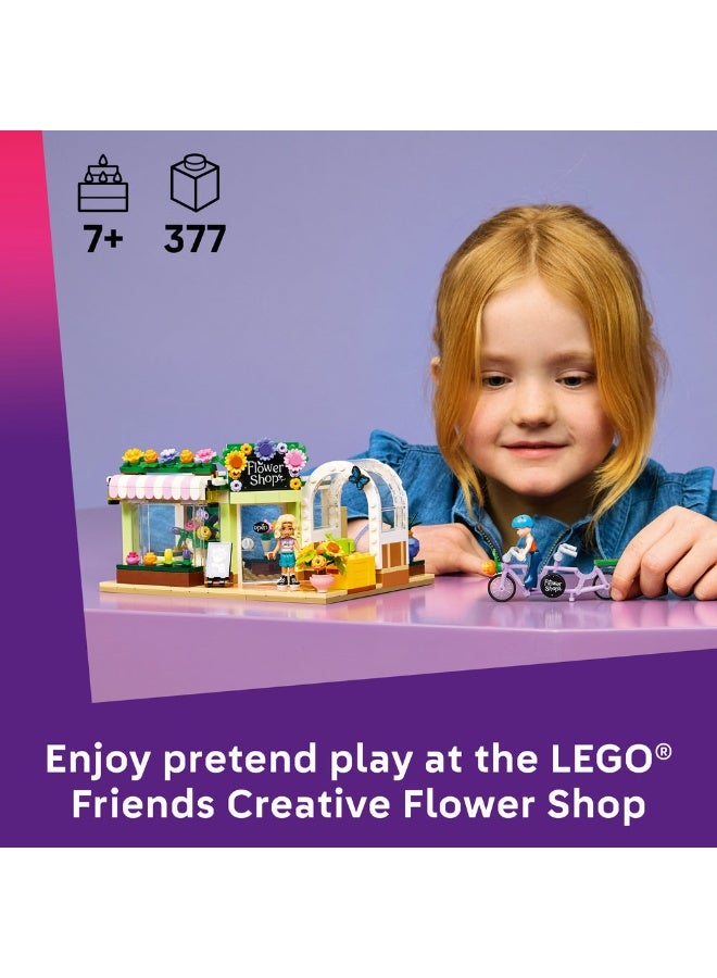 LEGO Friends Creative Flower Shop Toy with Mini Dolls 42693 (Age 7+, 377 Pieces) - Image 2