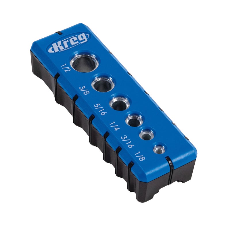 Kreg Portable Drilling Guide - 6 Hardened Drill Guides for Carpentry - Craftsman Tool Accessory - Image 1