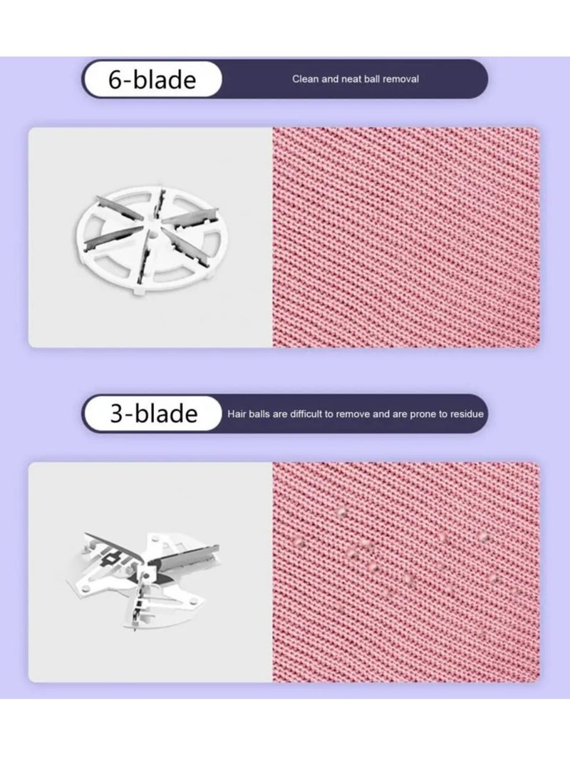 مزيل الوبر من الملابس، ماكينة حلاقة كهربائية للأقمشة، بطارية قابلة لإعادة الشحن عبر USB لإزالة الوبر من الملابس والأريكة وكرات الوبر والأثاث والبطانيات أبيض - Image 4
