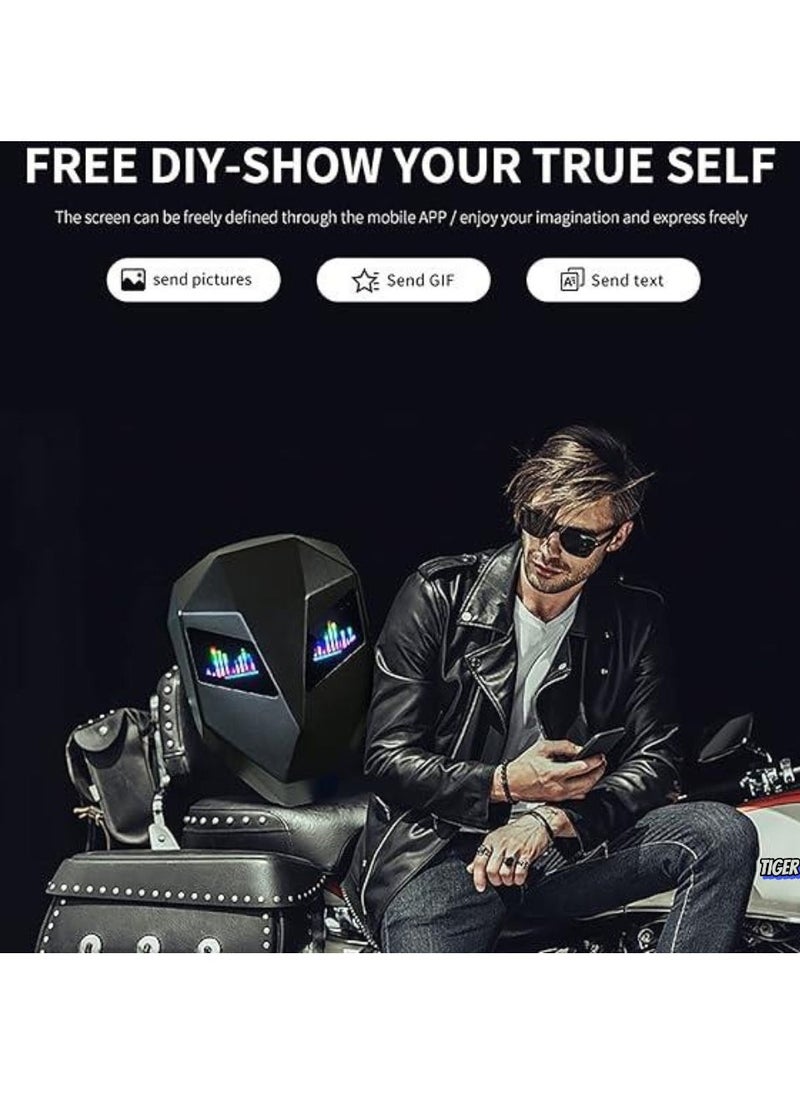 TIGER Smart LED Backpack for Kids – Cool School Backpack with LED Lights, USB Charging Port, Laptop Compartment, Waterproof & Durable – Perfect Christmas Gift for Boys - Image 3