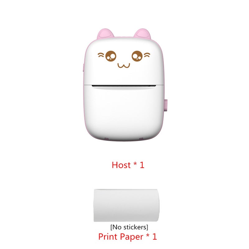 Xunchen Ai Wrong Question Label Printer Ultra-Clear Small Mini Po Account Printing Homework Organization Meow Meow Artifact - Image 1