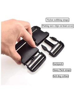 KASTWAVE 2" Plastic Buckle, Quick Side Release Buckles with Dual Adjustable, Clips Snaps, Clasp Military Grade  - Image 4