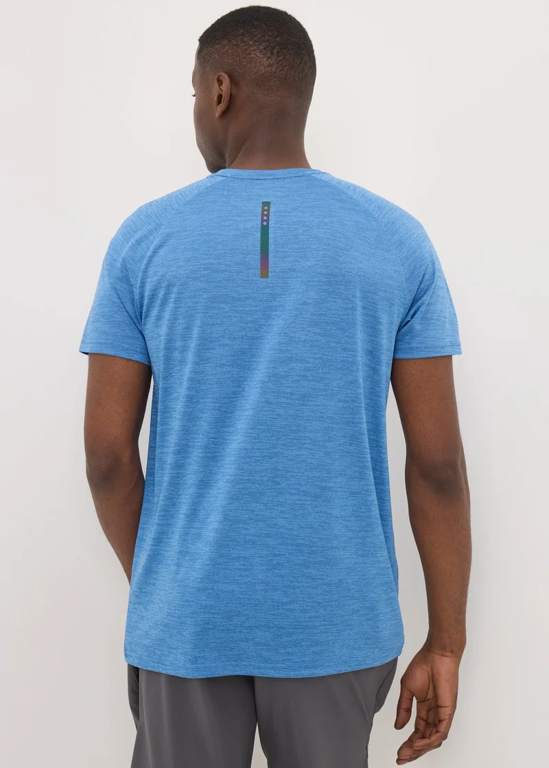 Matalan Souluxe Blue Two Tone T-Shirt