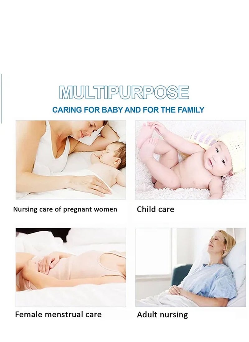 A TO Z A to Z - Disposable Changing Mat size (45cm x 60cm) Large- Premium Quality for Baby Soft Ultra Absorbent Waterproof - Pack of 240-Lavender  - Image 4