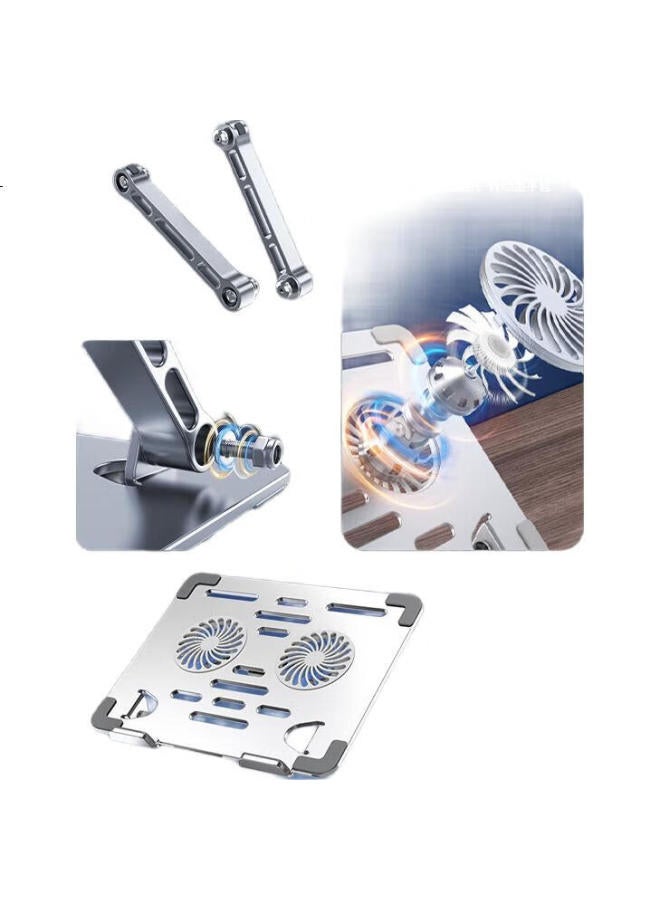 Atscore Laptop Stand Cooling Pad With Fan, Portable Suspended Stand And Cooling Two-In Compatible With Huawei, Lenovo, Xiaomi, Apple And Others - Image 3