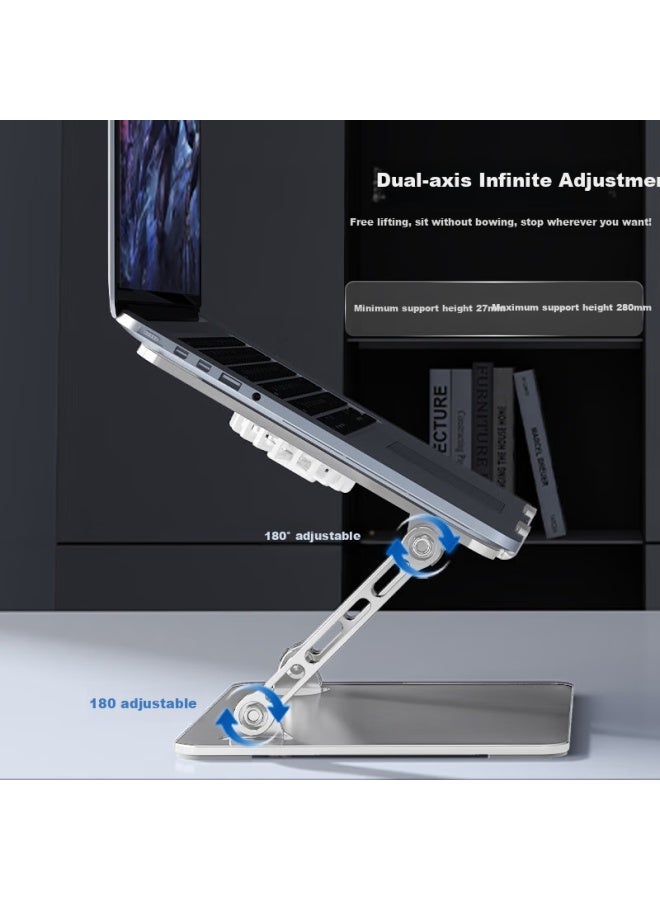 Atscore Laptop Stand Cooling Pad With Fan, Portable Suspended Stand And Cooling Two-in Compatible With Huawei, Lenovo, Xiaomi, Apple And Others - Image 2