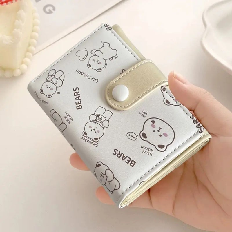 The Black Pearl Accessories Leather Flip Wallet & Card Holder with Multiple Pockets - Yellow - Image 2