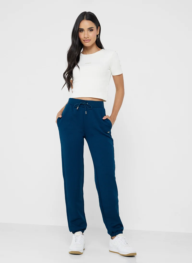 جس 3D Peony Jogger Pants