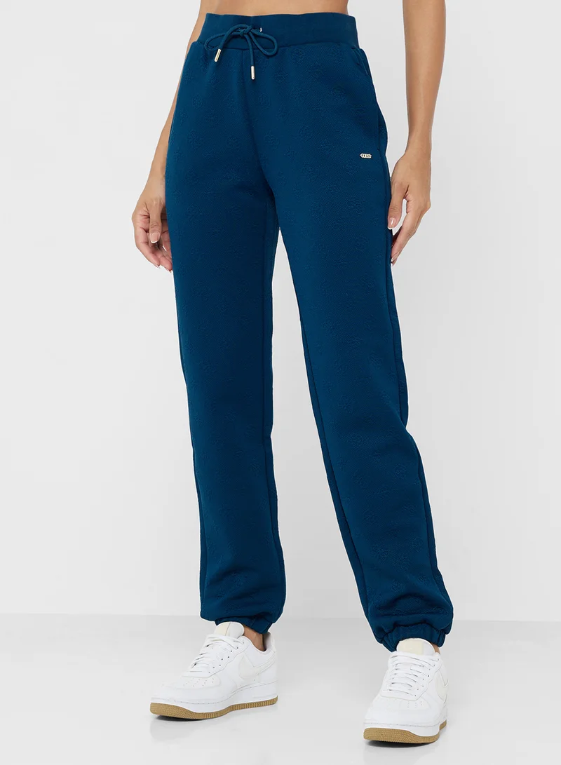 جس 3D Peony Jogger Pants