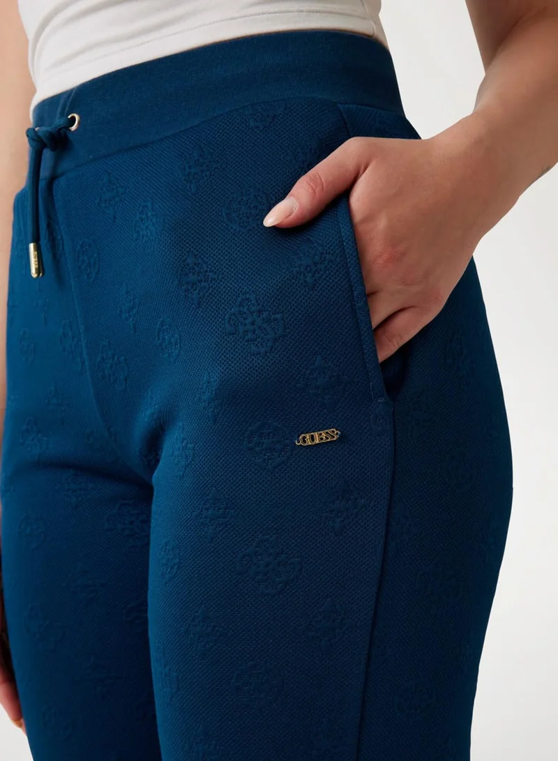 جس 3D Peony Jogger Pants
