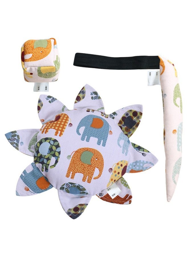 Outdoor Cloth Flying Disk Toy Set For Children Sandbag Tail Three-piece Suite Nursery Soft Frisbee Disc Sports Plaything-Specifications:Piggy Three-piece Set - Image 2