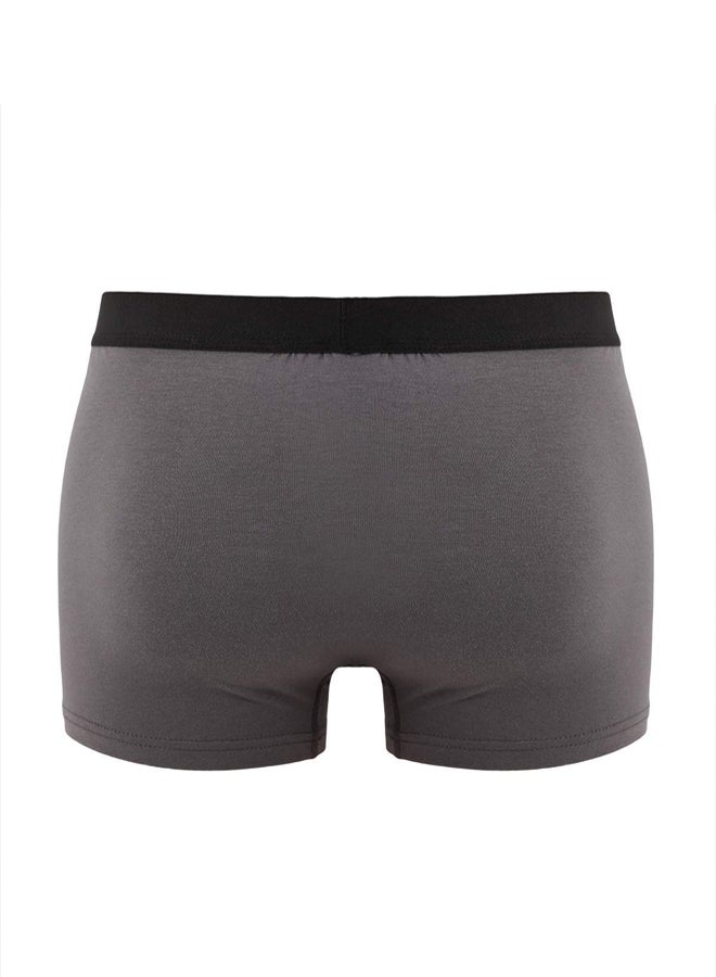 trendyol Multicolored 3Pack Patterned/Solid Cotton Boxer - Image 3