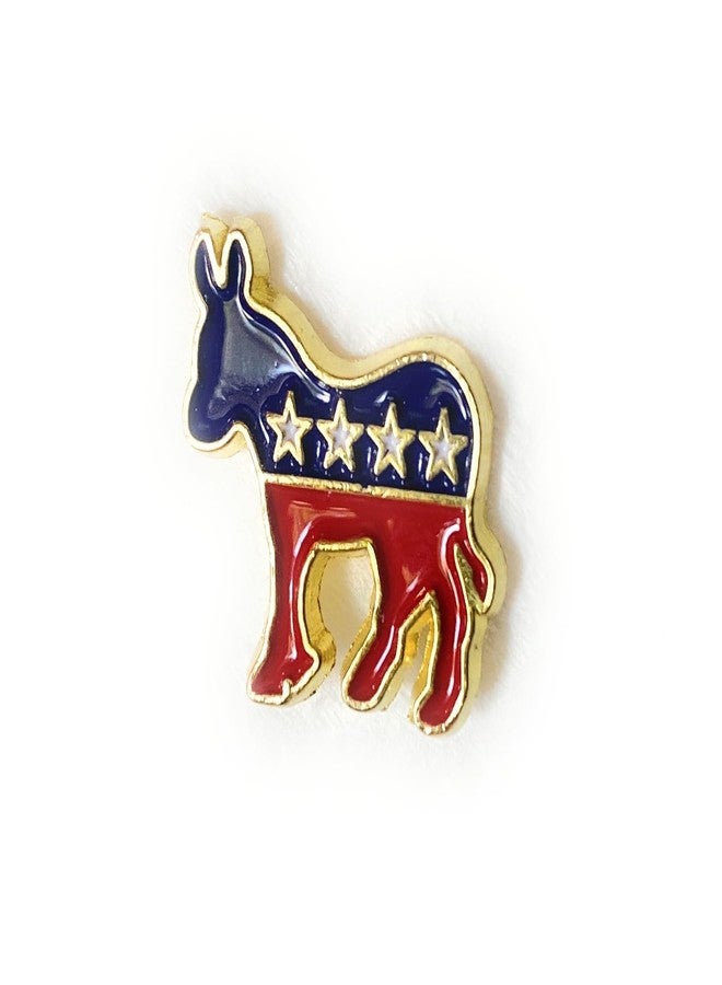 Funiverse Wholesale Bulk 20 Pack of Democratic Party Donkey Lapel or Apparel Pin - Perfect for Conventions, Party Rallies, Organizational Meetings and More - Image 1