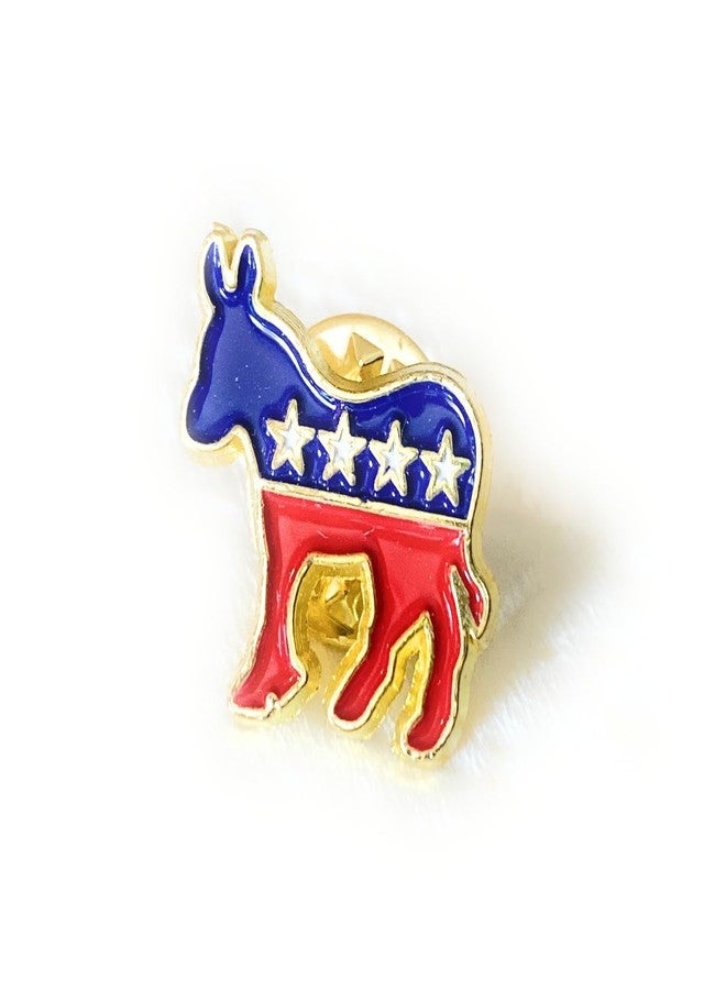 Funiverse Wholesale Bulk 20 Pack of Democratic Party Donkey Lapel or Apparel Pin - Perfect for Conventions, Party Rallies, Organizational Meetings and More - Image 2