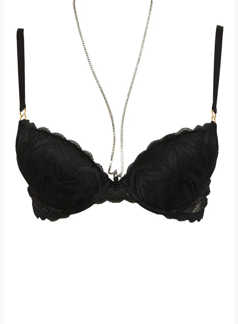 DeFacto Fall In Love Lace Maximiser Bra