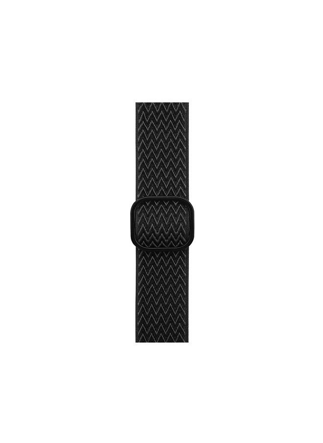 Umiwin - Braided Solo Loop Stretchy Strap Compatible with Apple Watch Band SE 42/44/45mm iWatch Series 9/8/7/6/5/4/3/2/1 Replace Smartwatch Bands - Image 1