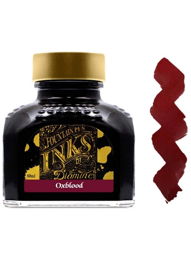 Diamine Fountain Pen Ink 80 Ml Bottle Oxblood