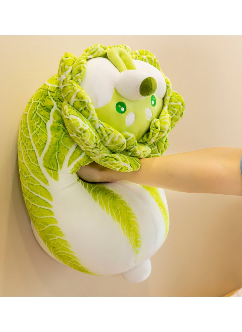 20cm Cabbage Dog Plush Toys Pillow Figure, Give To The Children Birthday Present (Green)  - Image 4