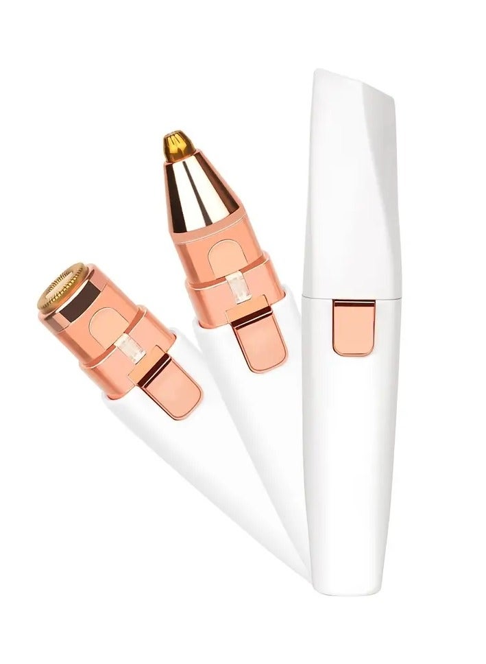 أوريتي أداة تقليم الحواجب القابلة لإعادة الشحن لإزالة شعر الوجه للنساء أداة إزالة الشعر غير مؤلمة وفعالة - Image 1