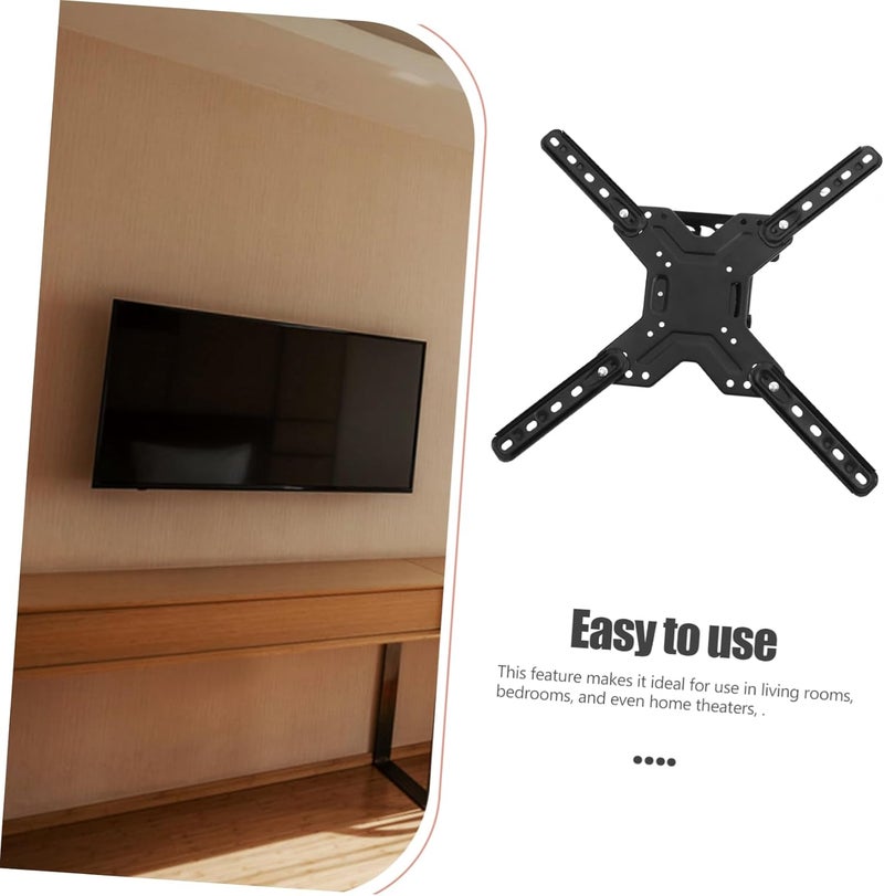 MAGICLULU 1set Wall Mount Tv Bracket for - Screens Rotating Monitor Holder for Living Bedroom Easy Installation Cold Rolled - Image 4